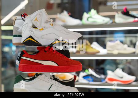 Puma footwear display hi-res stock photography and images - Alamy