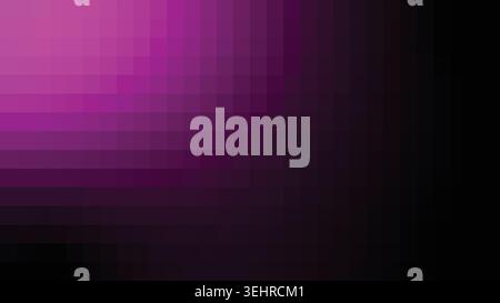 Abstract neon magenta pink corner fade pixelated background texture Stock Vector