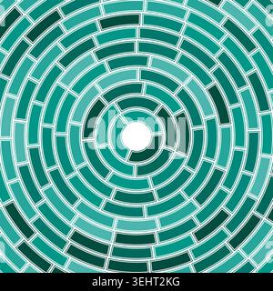 Segments centered. Abstract pattern. Solid cells in frame. Heavy weight. Medium padding. Modern vector illustration. Stock Vector