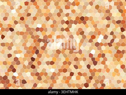 Golden stained glass window design background Stock Vector