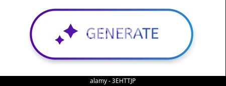 Futuristic AI Logo Design with Gradient for Modern Technology and Innovation Concepts. Vector illustration Stock Vector