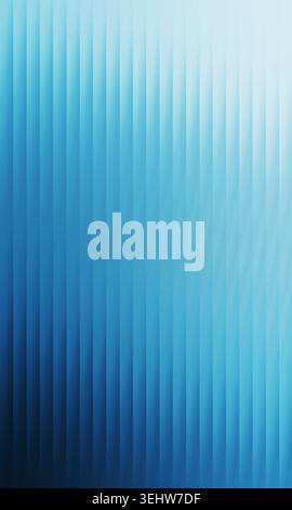 Abstract background creating a dynamic blue color gradient with vertical stripes, offering a modern graphic texture Stock Photo