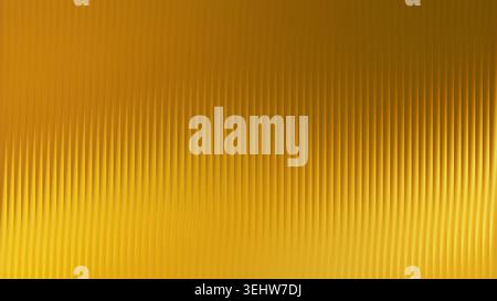 Golden textured background creating a vertical striped pattern, ideal for elegant backdrops and modern design elements Stock Photo