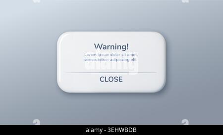 3d remind reminder and phone notification warning with window icon. Ui mobile template and 3d bell notice with bubble mockup remind. Alarm banner and Stock Vector