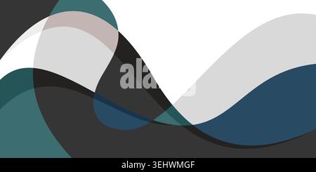 Abstract Wave Background Vector. Fluid Colorful Design For Poster or wallpaper Stock Vector