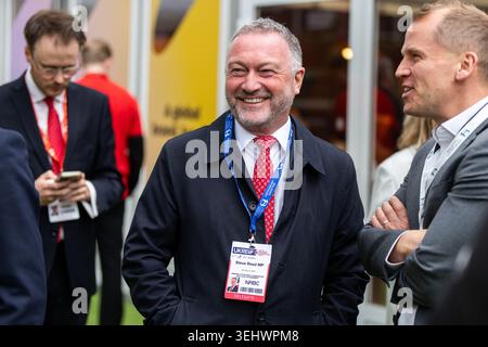Steve Reed Secretary of State for Housing, Communities and Local Government of the United Kingdom appears at UKREiiF Credit Alex Perkins/Alamy Stock Photo