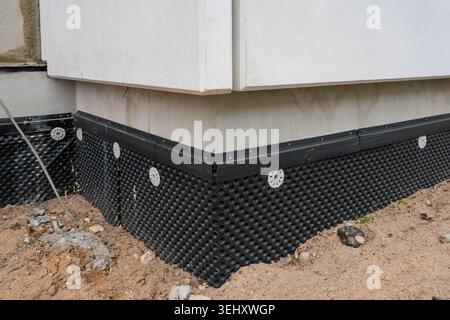 Protective barrier installed on the façade of the Wallonia-Brussels ...
