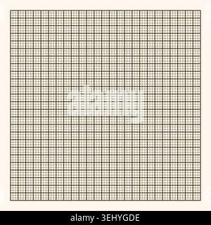 Millimeter grid paper. Lined sheet of abstract squared background with color graph. Geometric pattern for school, wallpaper, textures, notebook Stock Vector