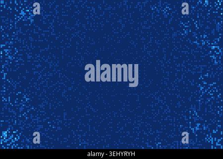 Abstract pixel pattern inspired by fintech and business technology Stock Vector