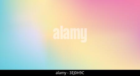 Smooth pastel gradient vector background with soft colorful transitions for modern presentations, branding, websites and digital designs Stock Vector