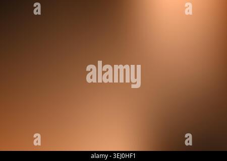 A minimalist dark brown gradient backdrop with a soft, warm metallic copper or bronze light leak reflecting across the upper right Stock Vector