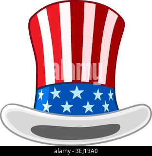 July 4th - Uncle Sam Hat Stock Vector