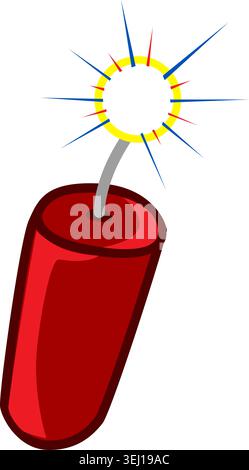 July 4th - Firecracker Stock Vector
