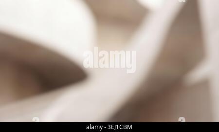 Smooth white minimalist, architectural curves create gentle abstract shadows, presenting elegant, clean neutral textures, suitable for modern, corpora Stock Photo