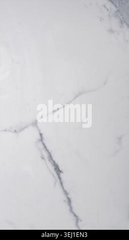 White marble texture background with grey veins Stock Photo