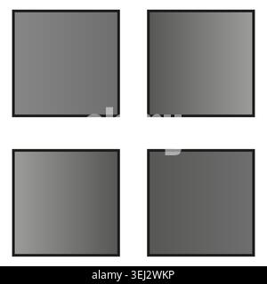 Minimalist four pane window symbol illustration vector. Perfect for architectural concepts real estate branding and user interface design. EPS 10. Stock Vector