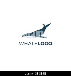 Whale Logo Vector Illustration. Whale Icon Stock Vector