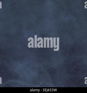 Blue leather texture closeup, useful as background Stock Photo