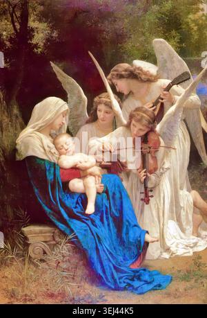 William-Adolphe Bouguereau The Virgin With Angels Stock Photo - Alamy