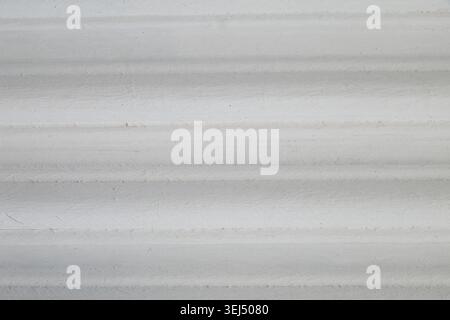Minimalist White Corrugated Surface Texture Stock Photo