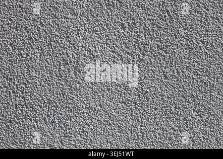 Coarse Grey Textured Plaster Wall Surface Stock Photo