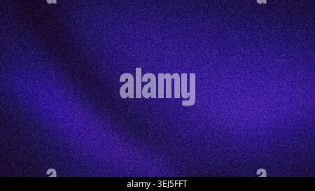 Dark abstract 4K grainy background with deep purple and violet blurred gradients. Moody textured backdrop perfect for modern banners, wallpapers, and Stock Photo