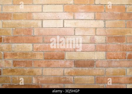 Weathered stained old brick wall background Stock Photo