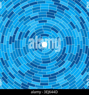 Medium weight. Solid cells in frame. Abstract pattern. Small padding. Segments centered. Modern vector image. Stock Vector