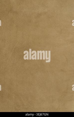 Brown suede texture, detailed closeup background Stock Photo