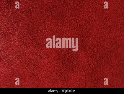 Red leather texture. May used as background Stock Photo