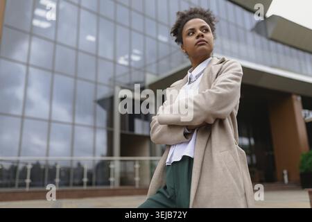 Portrait of a serious african american lawyer woman Stock Photo