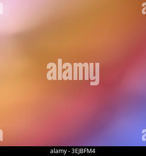 Abstract blurred gradient background with warm tones and soft transitions Stock Photo