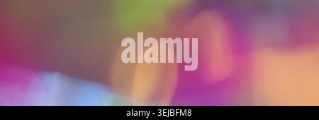 Colorful abstract blurred background in vivid gradient hues of pink, orange, green, and blue Stock Photo