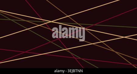 random chaotic lines abstract design background Stock Vector