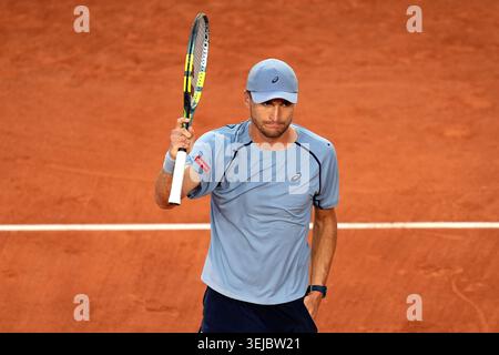 Collignon Roland Garros Raphael Collignon of Belgium during the French Open Grand Slam tennis ...