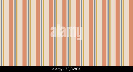 Striped seamless pattern design. Vector illustration. Stock Vector