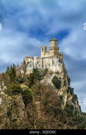 Fortress of Guaita, San Marino Stock Photo