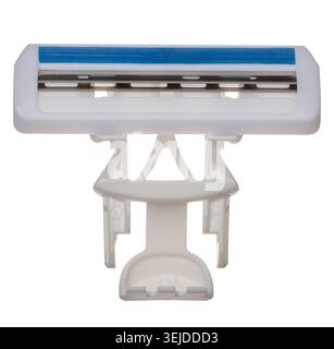 Disposable shaving blade on isolated background Stock Photo