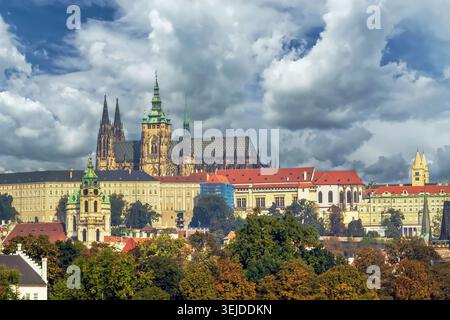 View of Prague castle, Czech republic Stock Photo