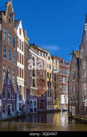 Canal in Amsterdam, Netherlands Stock Photo