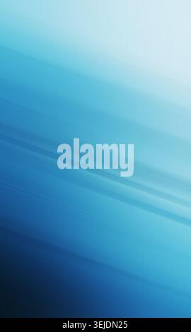 Abstract blue gradient background creating a smooth color transition from light to deep blue with subtle linear elements Stock Photo
