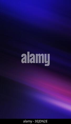 Abstract blue and purple light streaks creating a dynamic, futuristic background representing speed, technology, and innovation Stock Photo