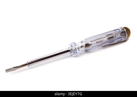 Neon voltage test screwdriver Stock Photo