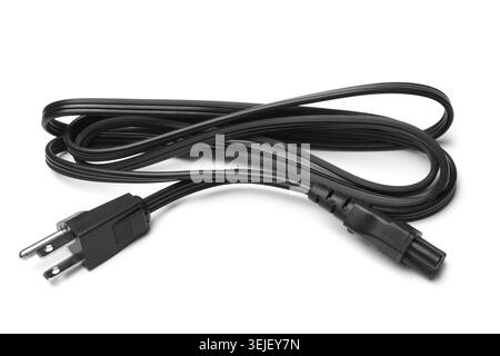 3 pin power cord Stock Photo