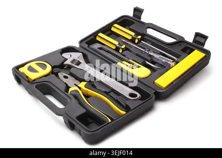 Tool case with tools Stock Photo