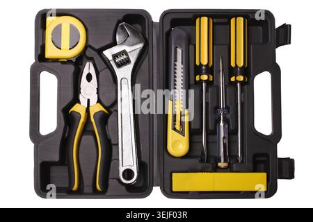 Tool case with tools Stock Photo