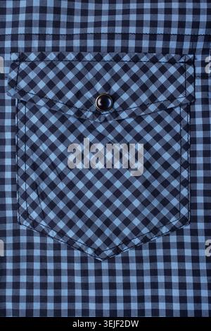 Close-up of colored pocket on shirt Stock Photo