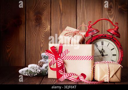 Christmas gift boxes Stock Photo