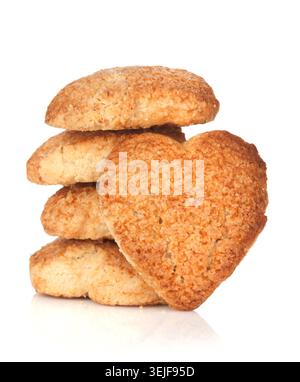 Heart shaped cookies Stock Photo