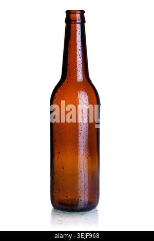 Empty beer bottle Stock Photo